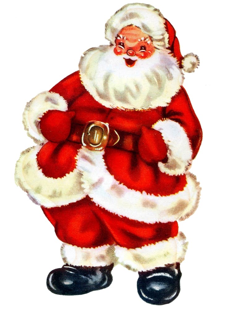 Fröhlicher Santa