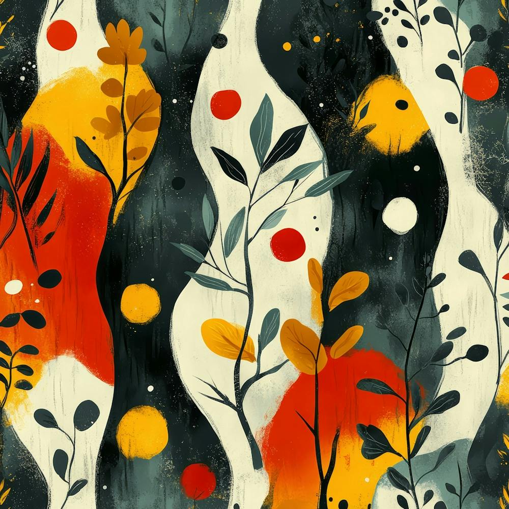 Abstract Floral Pattern 9