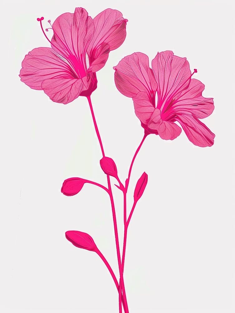 Hot Pink Geranium 2