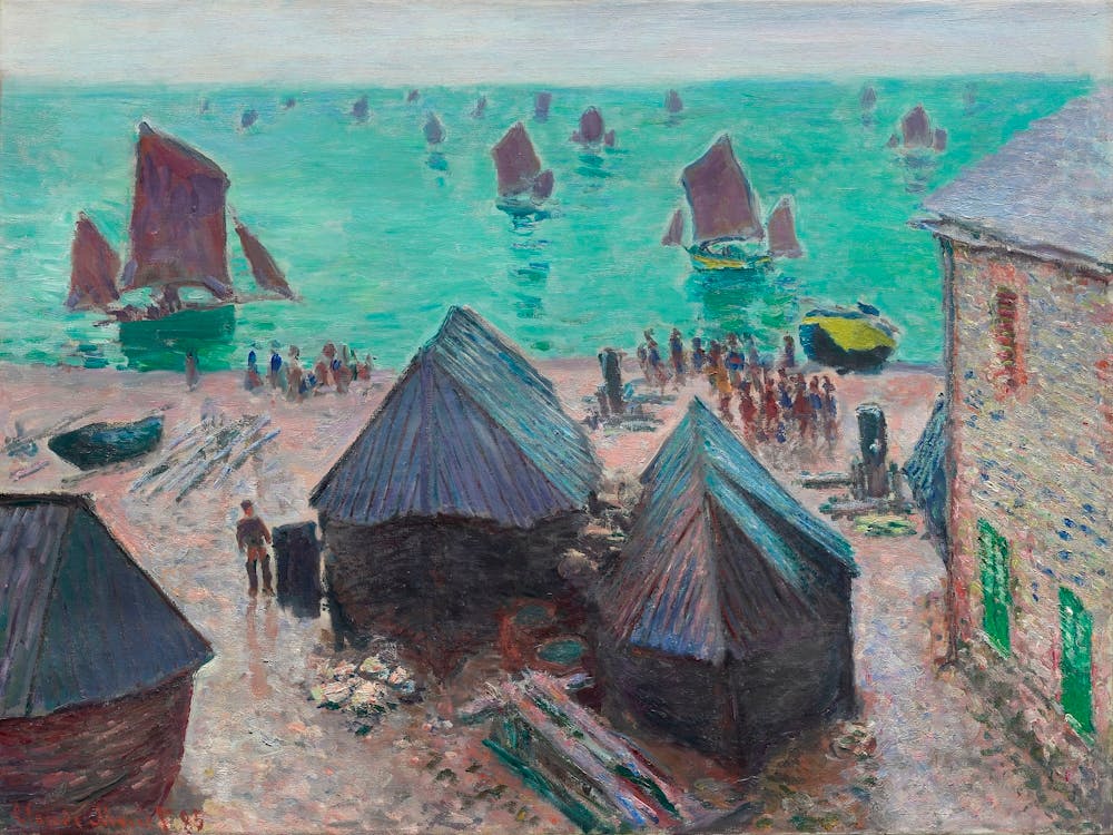 Le Départ des Bateaux, Claude Monet
