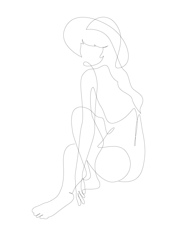 Femme au Chapeau - A2519