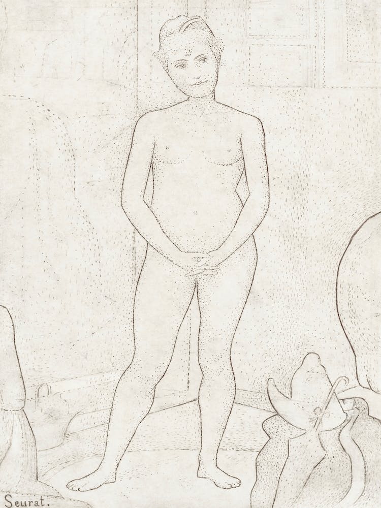 The Models (1888), Georges Seurat