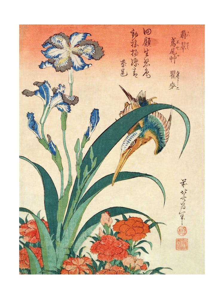 Kingfisher Iris And Pinks Pub