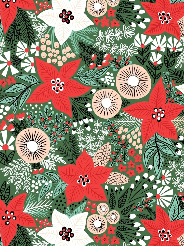 Poinsettia Christmas Flowers