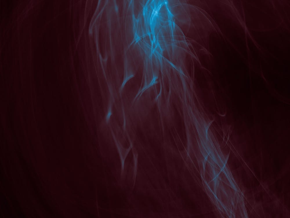 Glowing Abstract Curved Blue And Red Lines 9