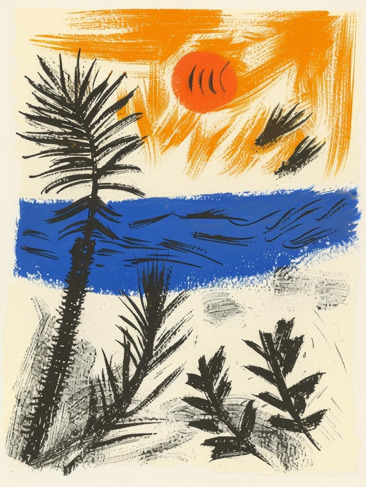 'Sunset On The Beach' 1