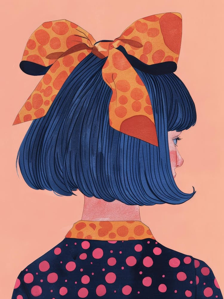 Girl With Blue Hair 1