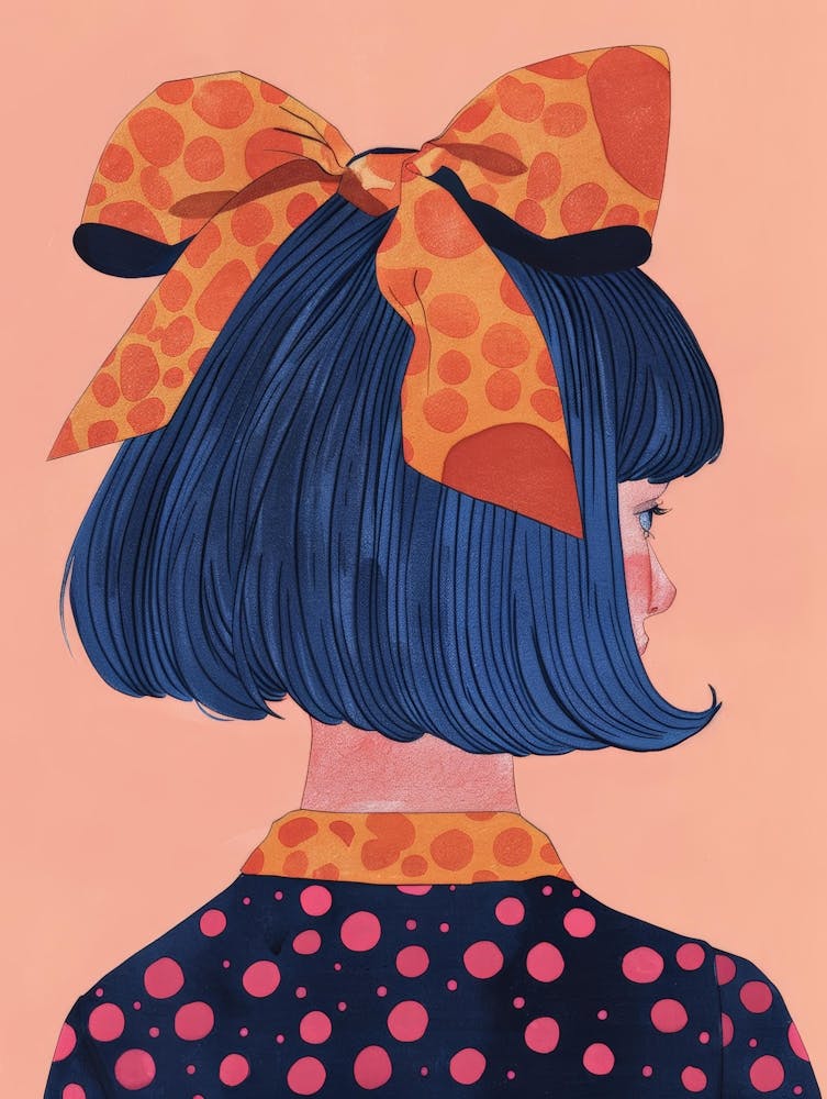 Girl With Blue Hair 1