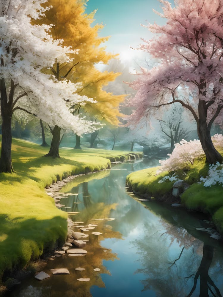 Serene Spring Oasis