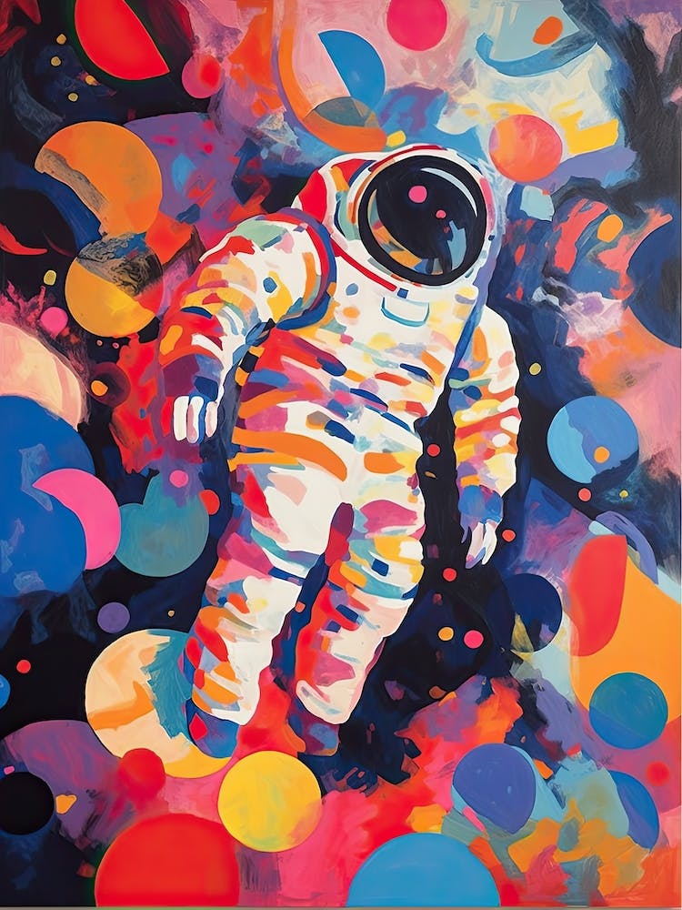 Astronaut Colourful Illustration 5