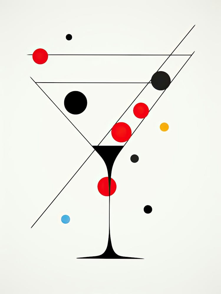 Mid Century Modern Martini Floral Infusion Cocktail 2