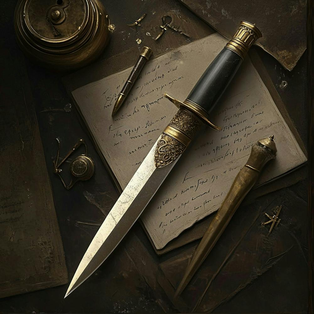 Knife On A Table