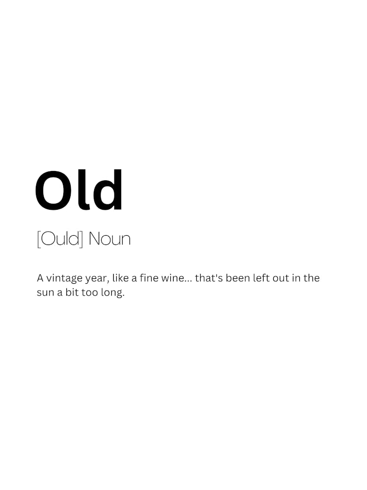 Old Definition Meaning