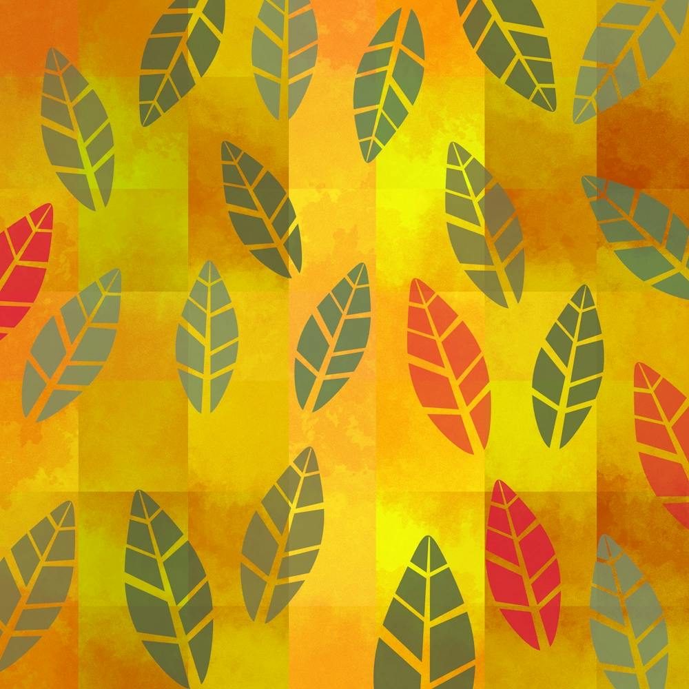 Abstract Leaf Pattern