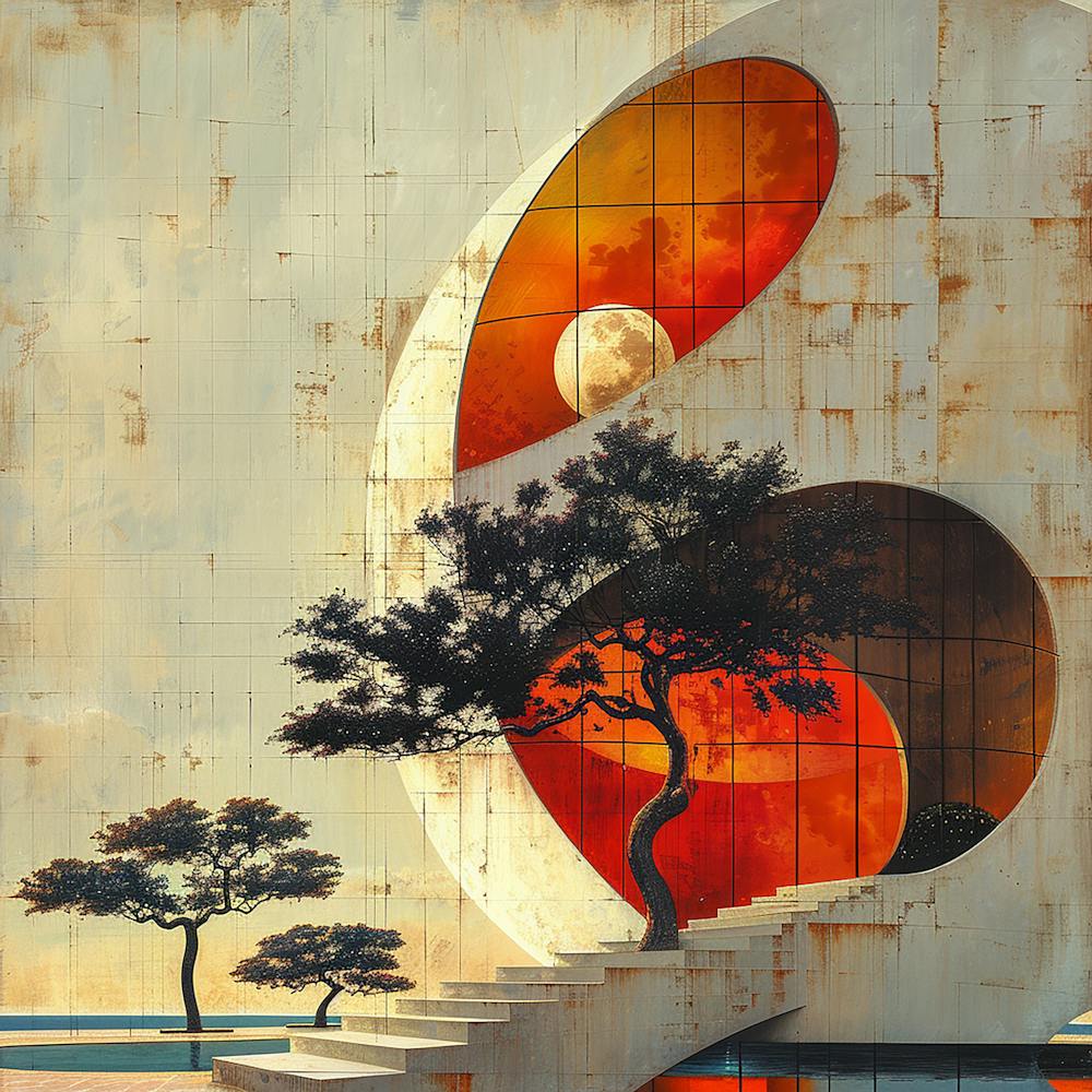 Yin And Yang - colorful cubism, cubism, cubist art,    abstract art, abstract painting  city wall art, colorful wall art, home decor, minimal art, modern wall art, wall art, wall decoration, wall print colourful wall art, decor wall art, digital art, digital art download, interior wall art, downloadable art, eclectic wall, fantasy wall art, home decoration, home decor wall, printable art, printable wall art, wall art prints, artistic expression, contemporary, modern art print,