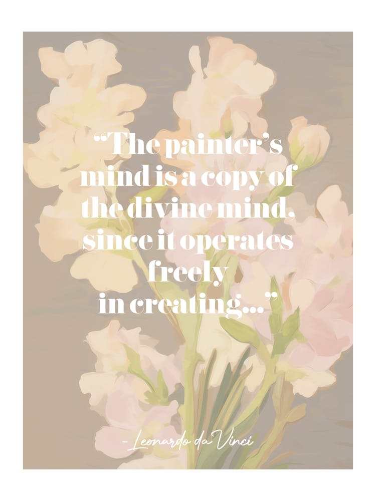 Artist Quote Da Vinci 2