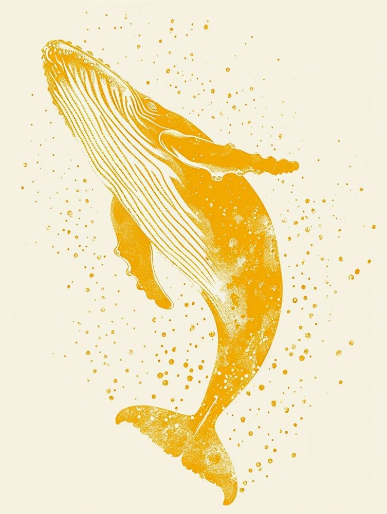 Yellow Humpback Whale 3