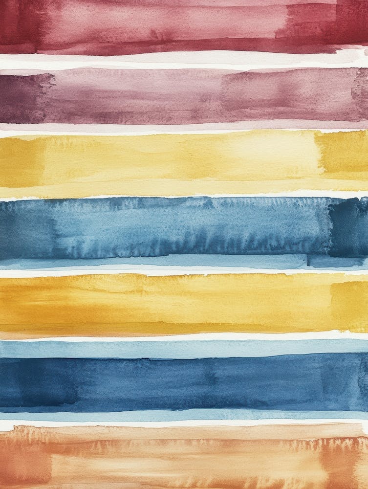 Watercolor Stripes 2