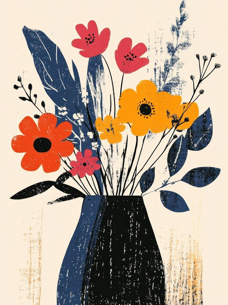 Flowers In A Vase 120
