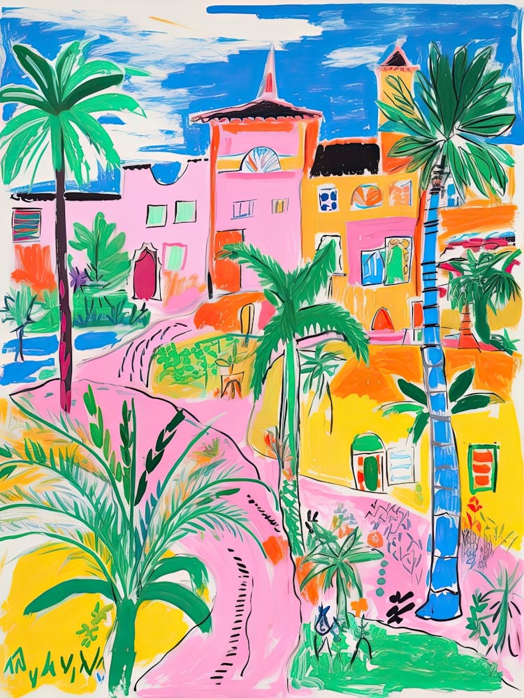 Brasilia, Dreamy Storybook Illustration 4