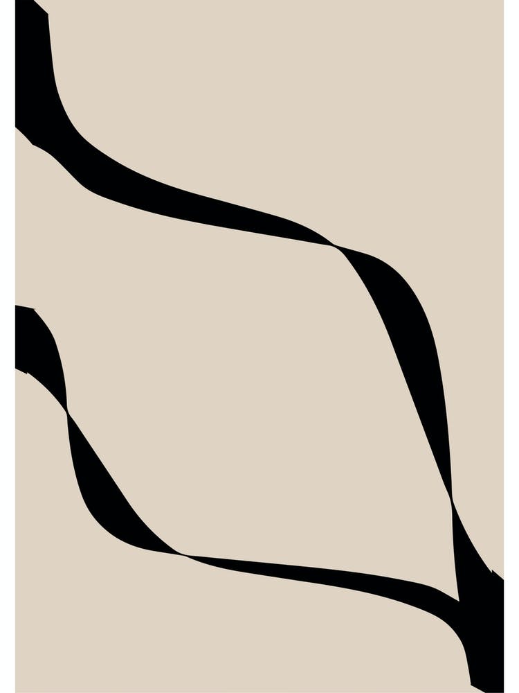 Black And White Wavy Lines