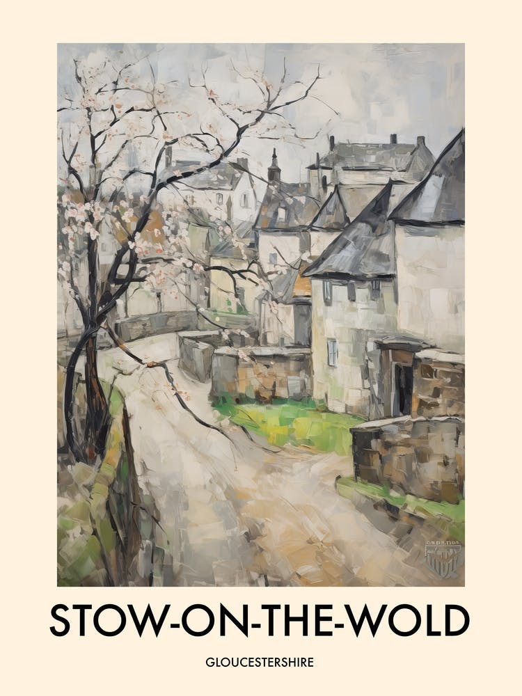 Stow On The Wold (Gloucestershire) Painting 1 Travel Poster