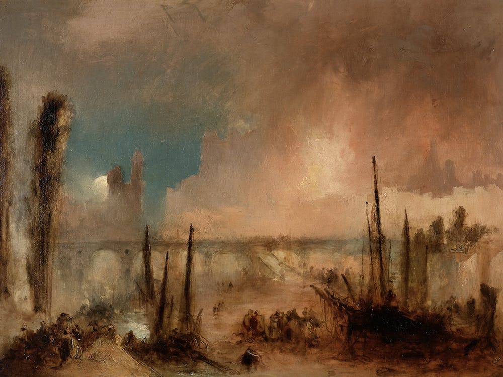 Burning Of The Houses Of Parliament, Jmw Turner