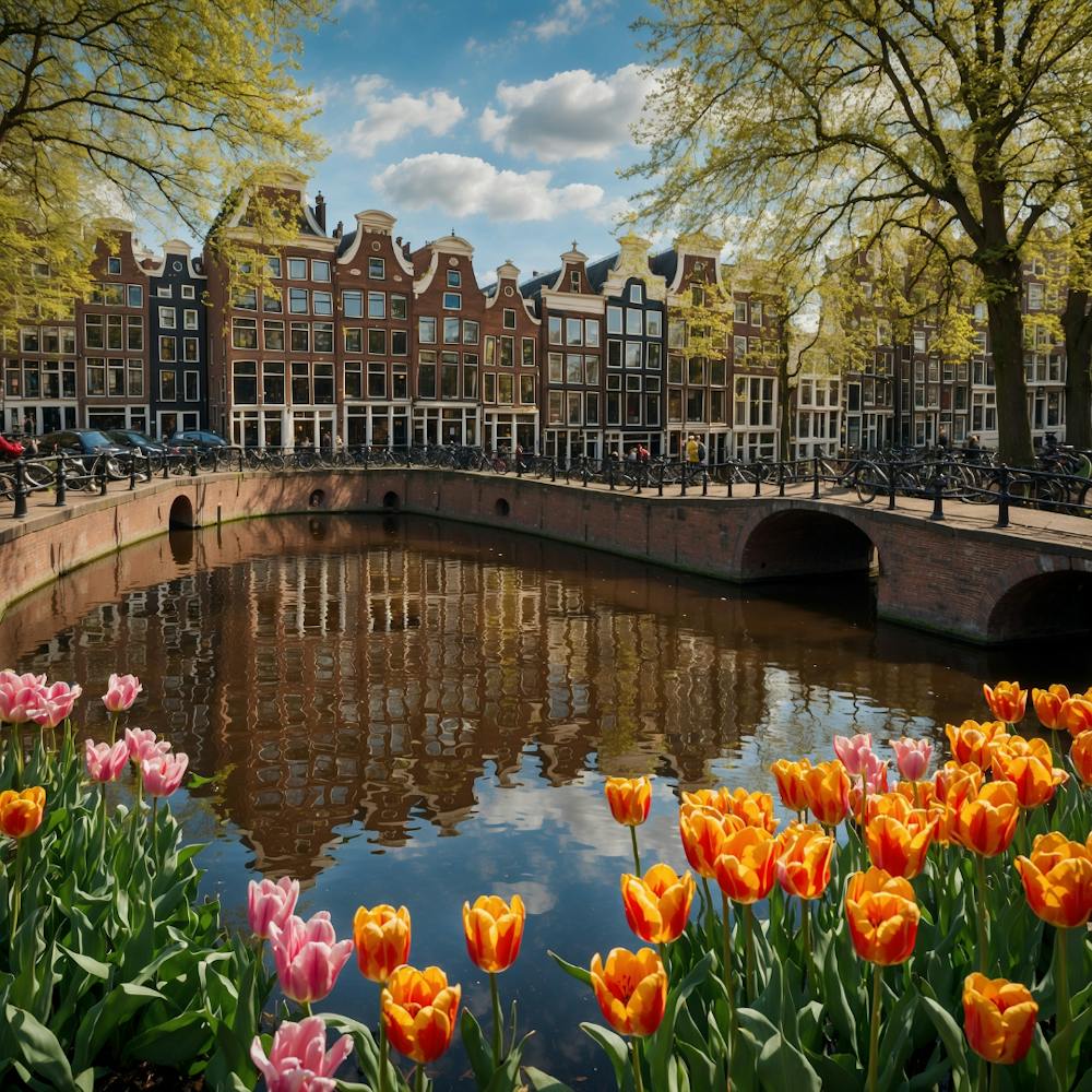 Amsterdam Spring Tulips