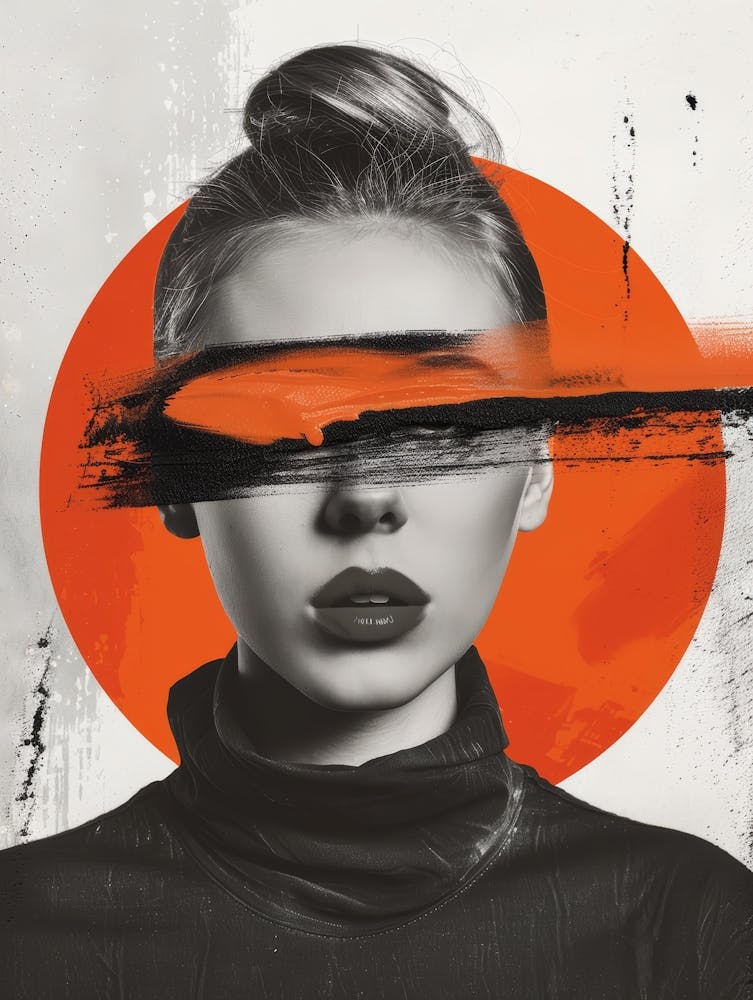 Abstract Portrait Of A Woman 94