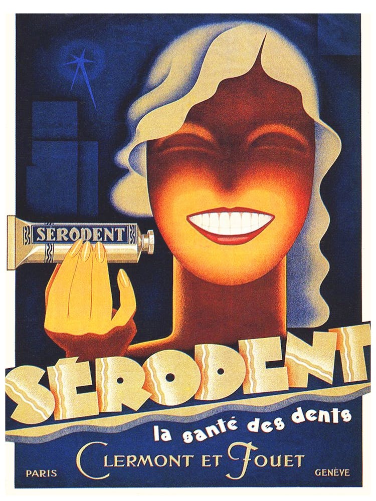 Toothpaste Vintage Advertisement Poster