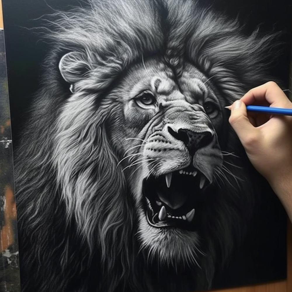 Lion Drawing
