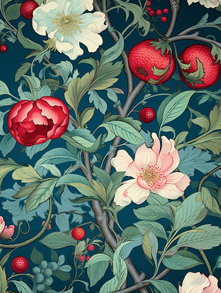 Papier Peint Avec Des Fleurs