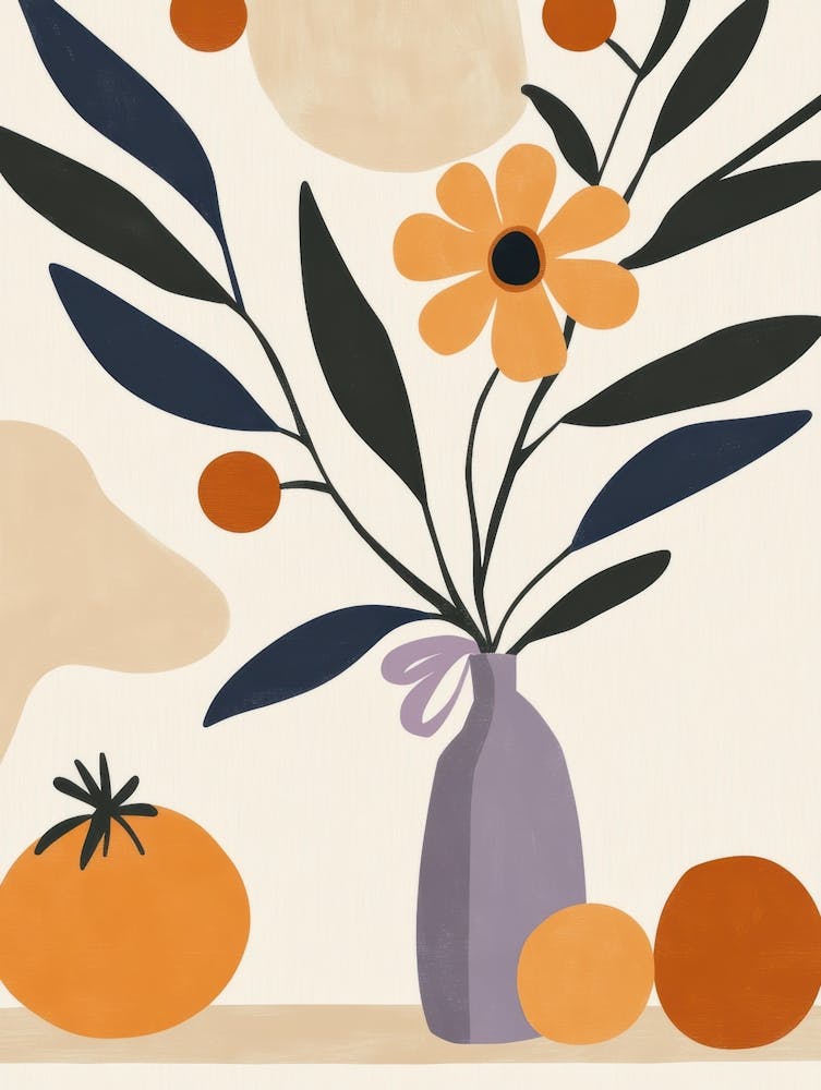 Oranges In A Vase 10