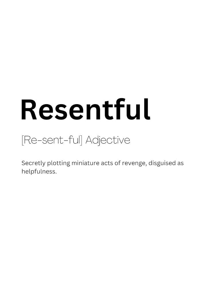 Resentful Definition Meaning