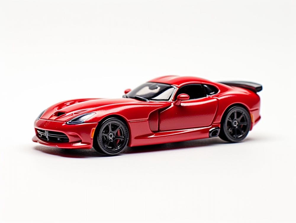 Toy Car Dodge Viper Red