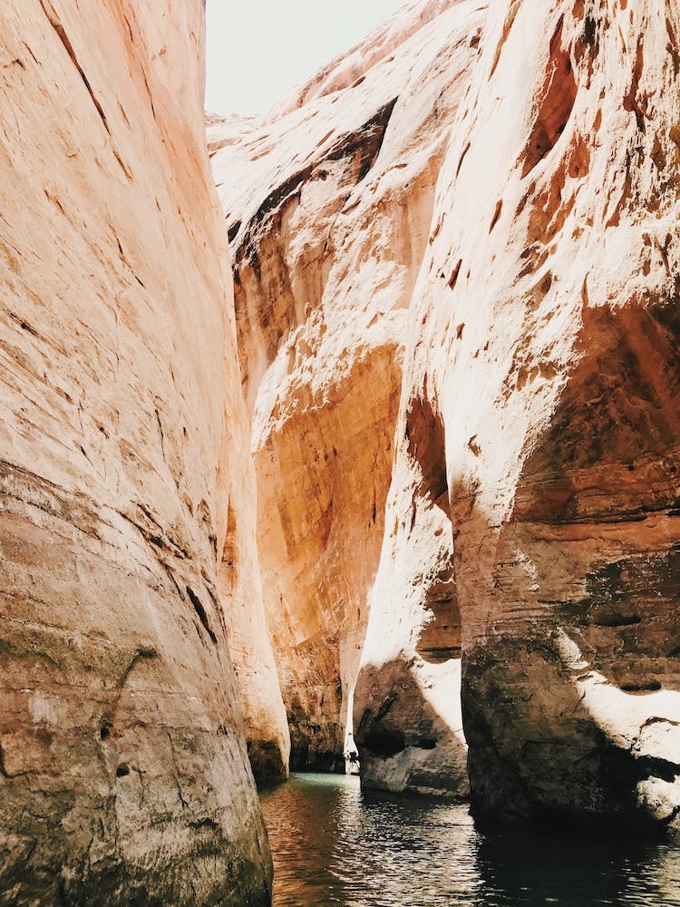 Water Stained Canyon Walls