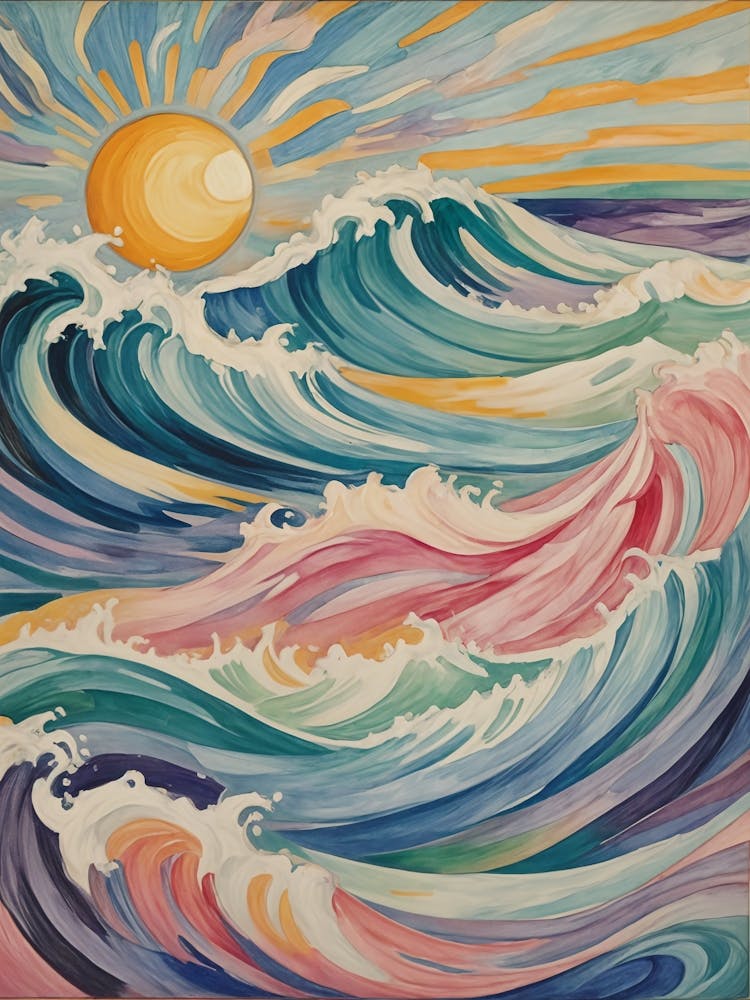 Rainbow Ocean Sunrise no1