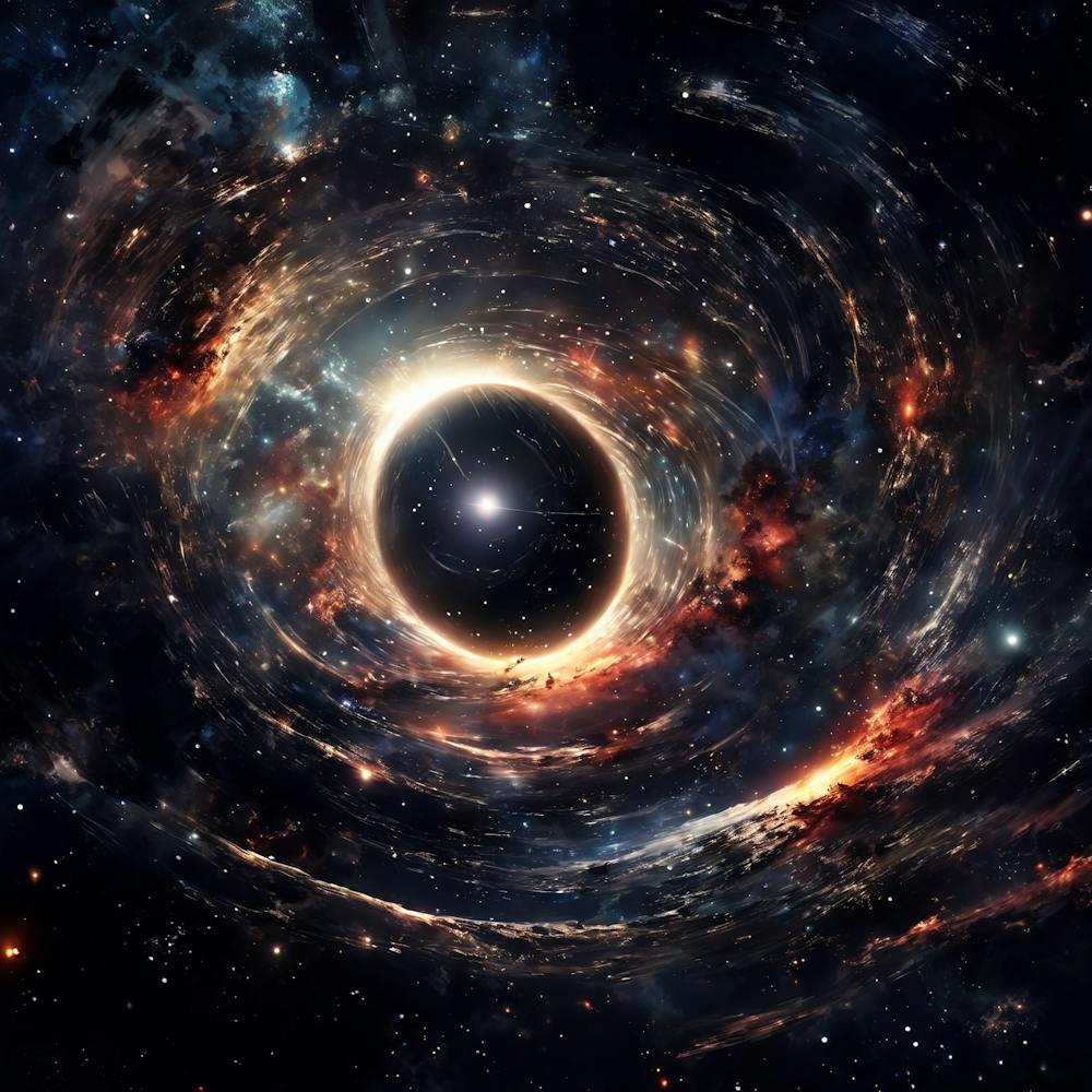 Black Hole In Space