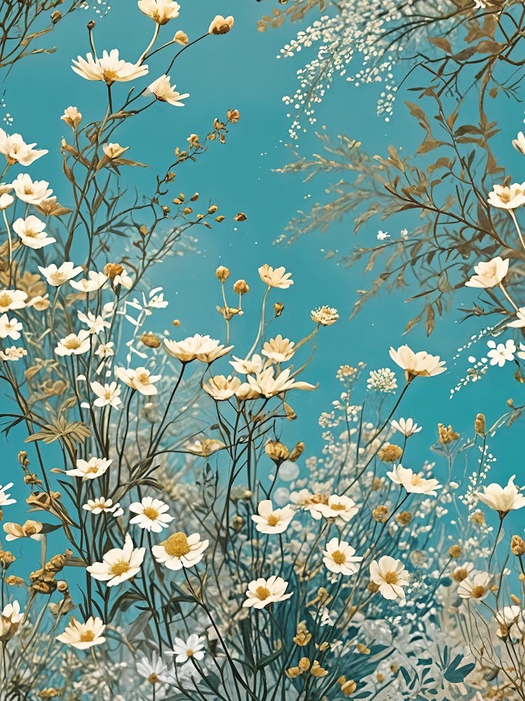 White Flower Burst no2