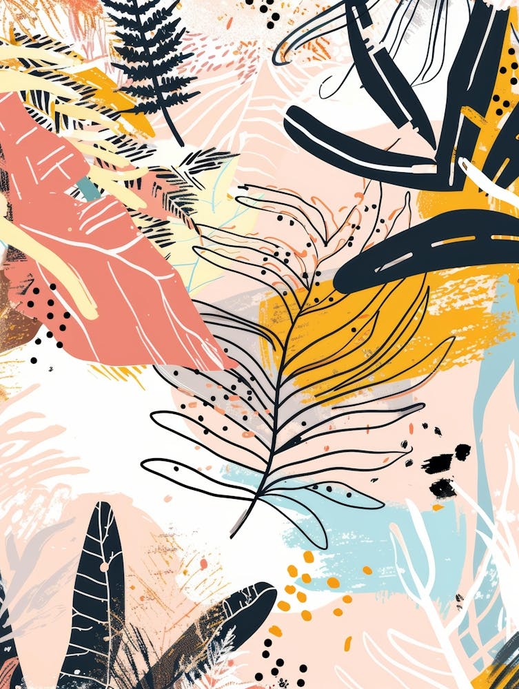 Tropical Leaves Pattern 5