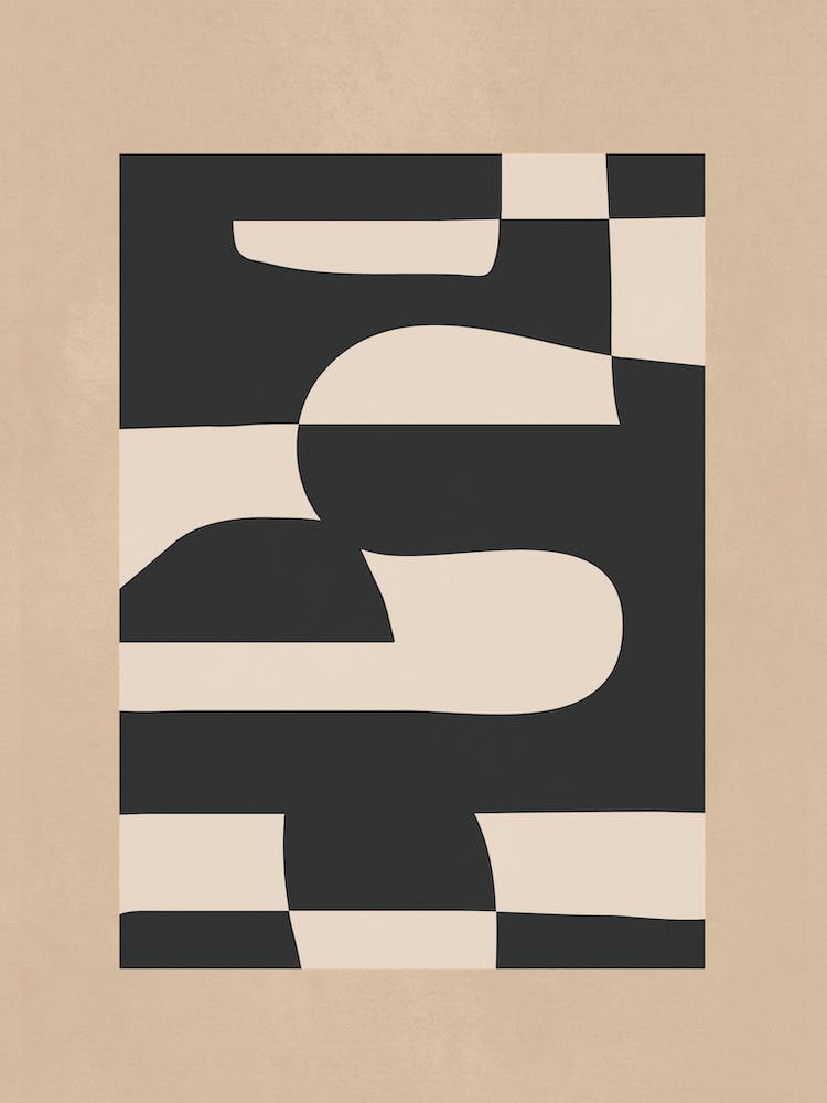 Moderne Abstrakte Minimalistische Kunst 2