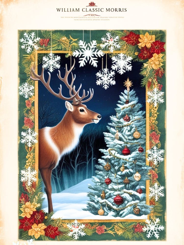 William Morris Deer By William Carroll Morris