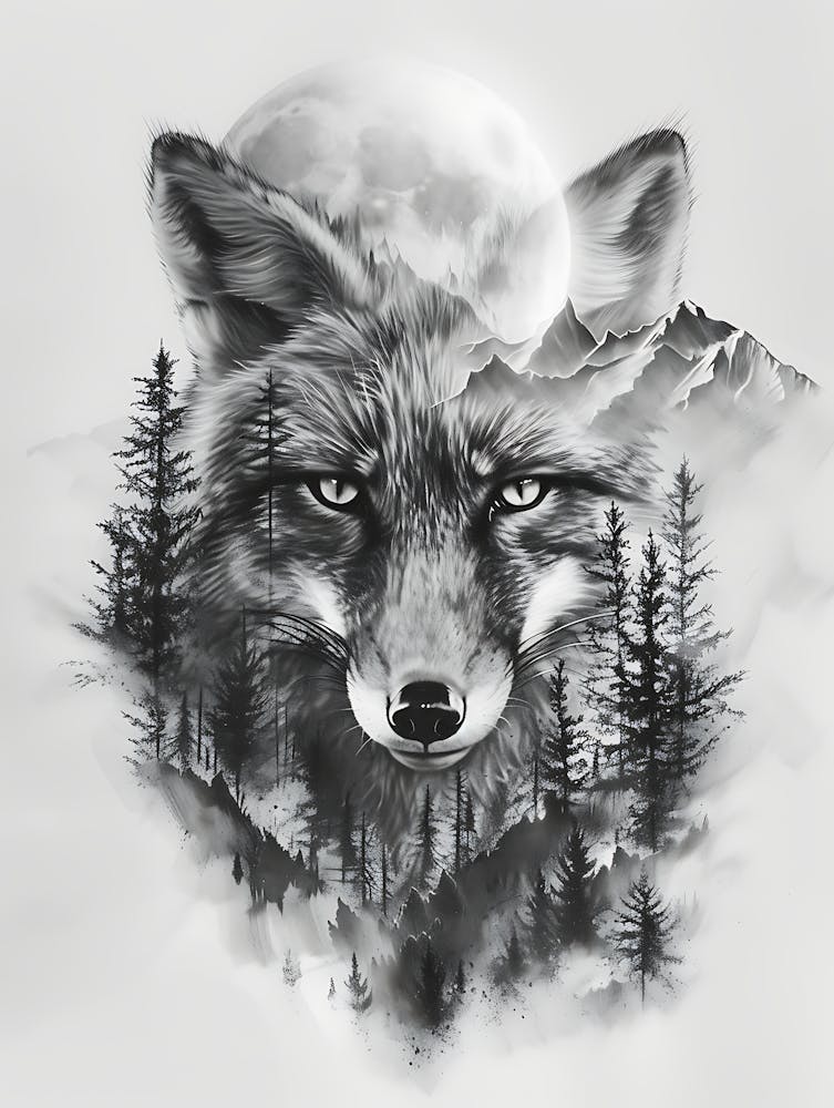 Wolf In The Forest