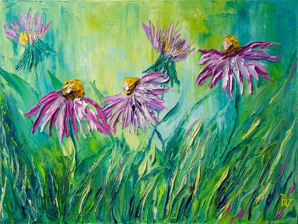 Purple flowers