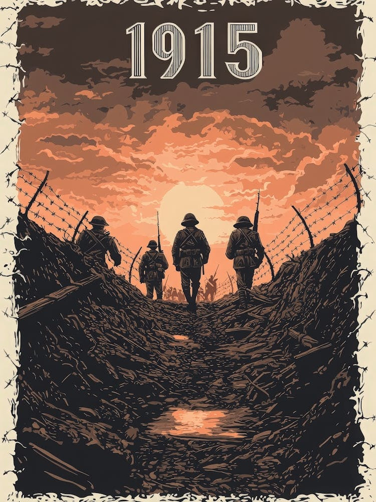 Aihrgdesign A Vintage Poster Depicting Soldiers In The Trench F013b51c 88b4 45ae B301 206236cd6ae1 1