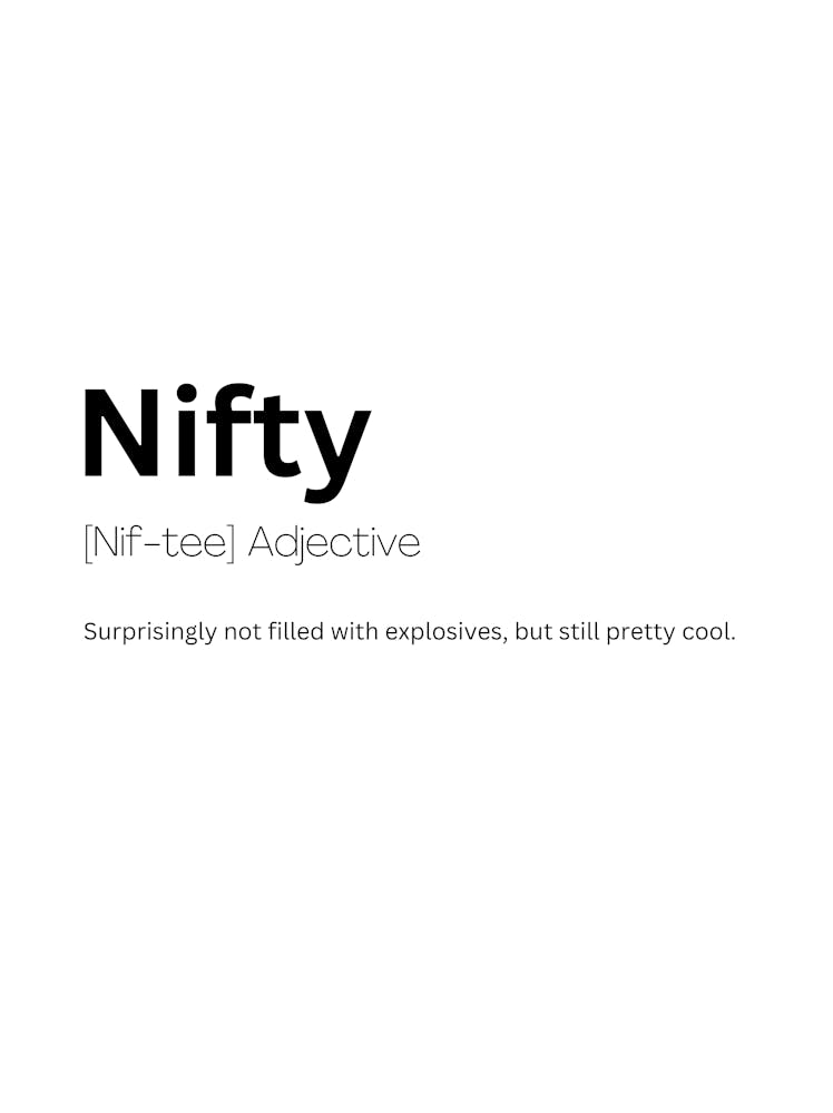 Nifty Definition Meaning
