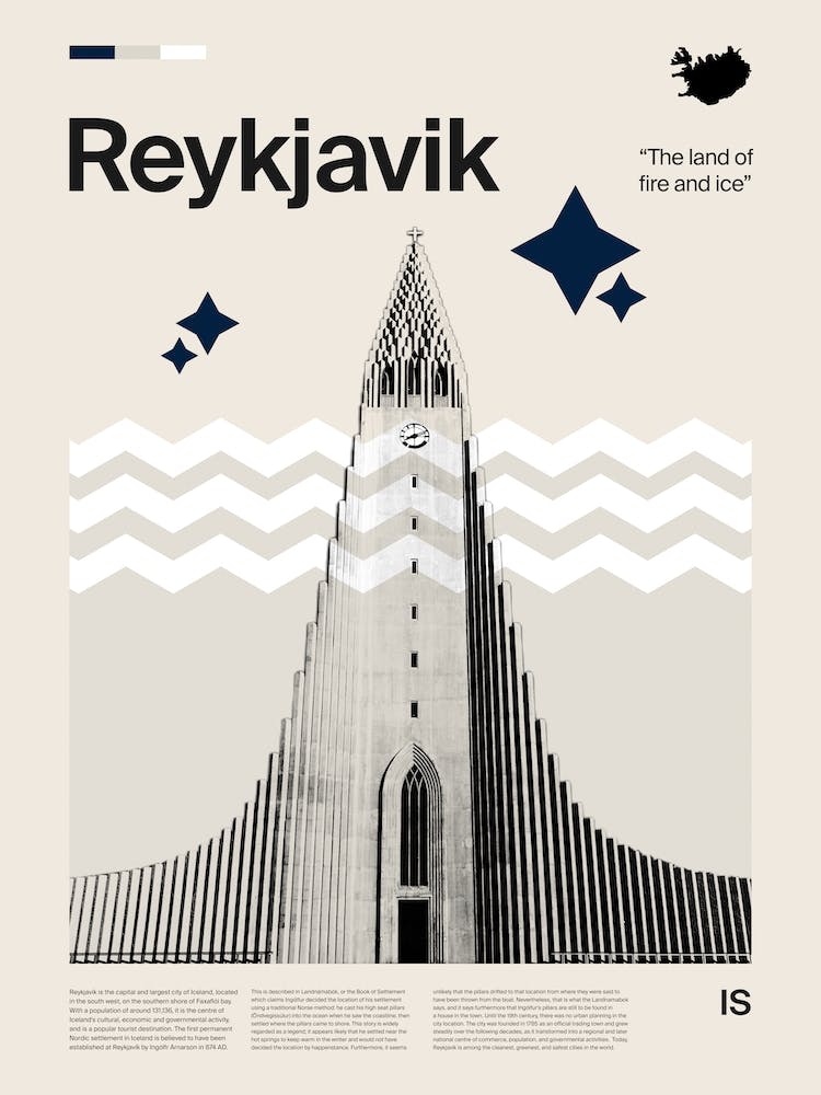 Mid Century Reykjavik Travel