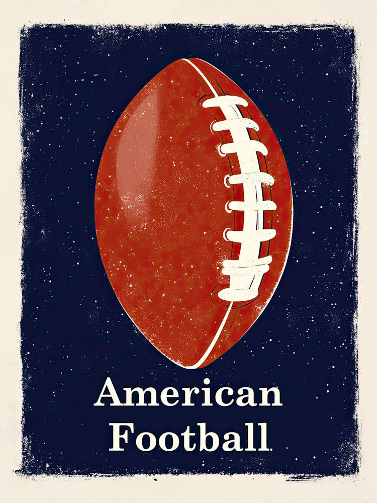 American Football, Football Poster 2