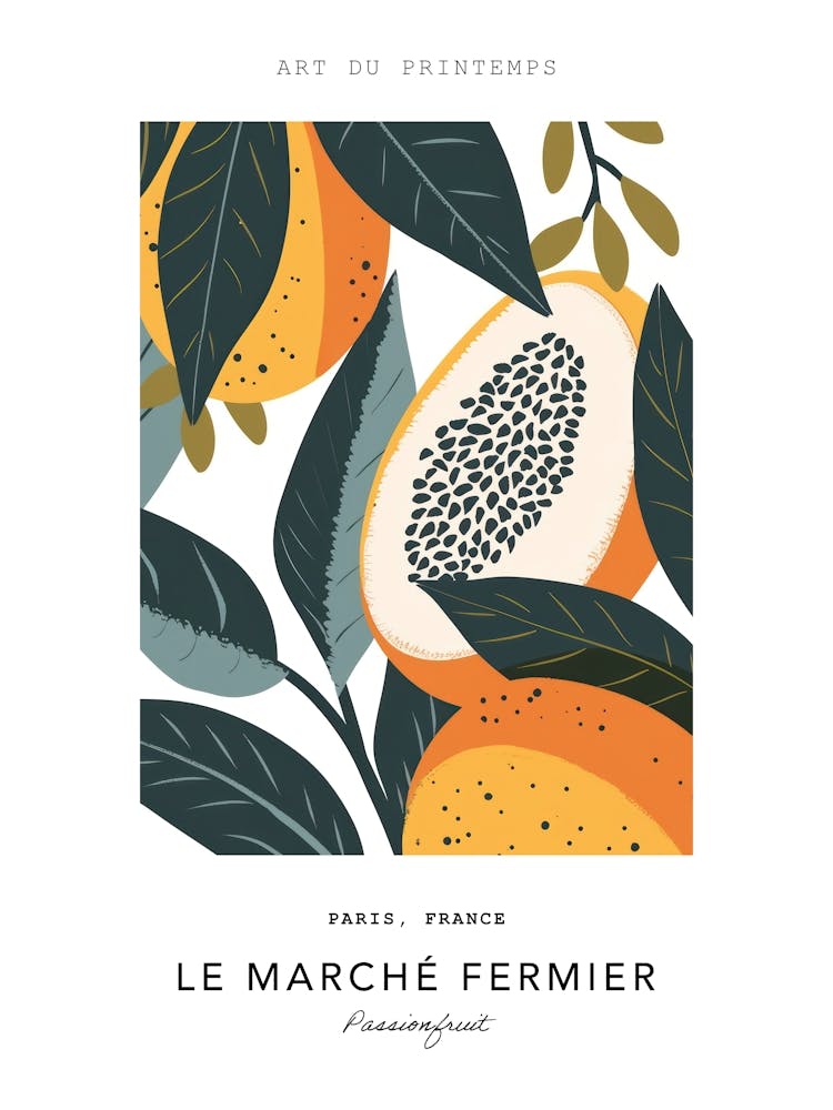 Passionfruit Le Marche Fermier Poster 3