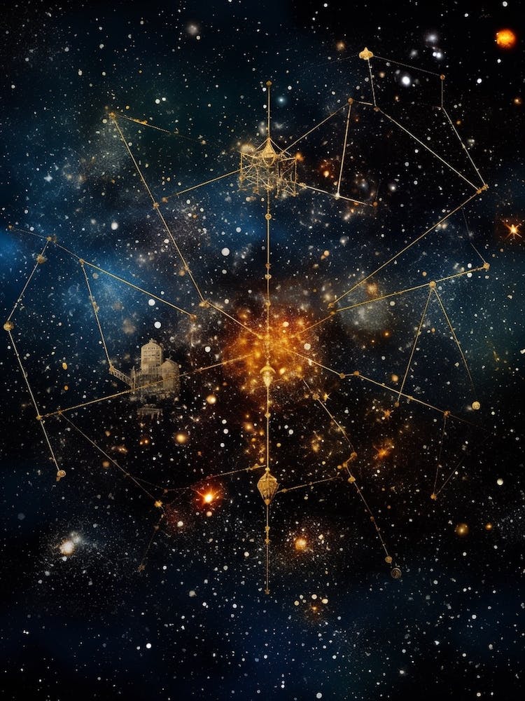 Futuristic Constellations Celestial